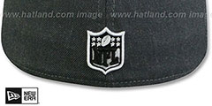 Falcons NFL TEAM-BASIC Charcoal-Red Fitted Hat by New Era - 3rd View