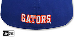 Florida NCAA TEAM-BASIC Royal Fitted Hat by New Era - 3rd View