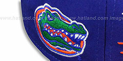 Florida SAILTIP SNAPBACK Royal-Orange Hat by New Era - 3rd View