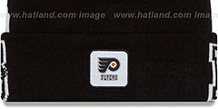 Flyers COLOSSAL-TEAM Black Knit Beanie Hat by New Era - 3rd View