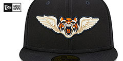 Flying Tigers MILB ONFIELD GAME Navy Fitted Hat by New Era - 3rd View