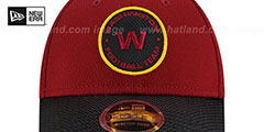 Football Team 2021 NFL SIDELINE ROAD STRETCH-SNAP Hat by New Era - 3rd View