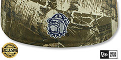 Georgetown NCAA TEAM-BASIC Realtree Camo Fitted Hat by New Era - 3rd View