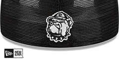 Georgetown TEAM-BASIC TRUCKER Black-White Fitted Hat by New Era - 3rd View