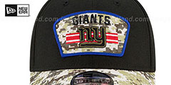 Giants 2021 SALUTE-TO-SERVICE FLEX Black-Desert Hat by New Era - 3rd View