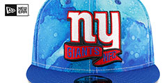 Giants 2022 NFL SIDELINE TIE-DYE SNAPBACK Hat by New Era - 3rd View