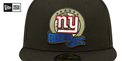 Giants 2022 SALUTE-TO-SERVICE Black Fitted Hat by New Era - 3rd View