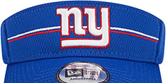 Giants 2023 NFL TRAINING CAMP VISOR Royal by New Era - 3rd View