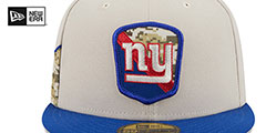 Giants 2023 SALUTE-TO-SERVICE Stone-Blue Fitted Hat by New Era - 3rd View