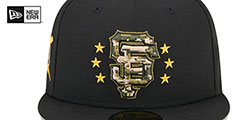 Giants 2024 ARMED FORCES STARS N STRIPES Hat by New Era - 3rd View