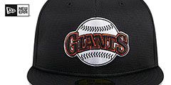 Giants 2024-25 BATTING PRACTICE Fitted Hat by New Era - 3rd View