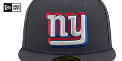 Giants 2024 ONSTAGE NFL DRAFT Grey Fitted Hat by New Era - 3rd View