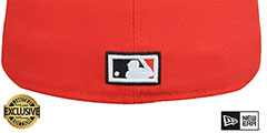 Giants COOPERPACK Orange-Black Fitted Hat by New Era - 3rd View