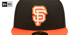 Giants LETTERMAN SIDE-PATCH Fitted Hat by New Era - 3rd View