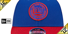 Giants LP TRUCKER SIDELINE SNAPBACK Royal-Red Hat by New Era - 3rd View