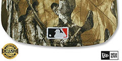 Giants MLB TEAM-BASIC Realtree Camo Fitted Hat by New Era - 3rd View