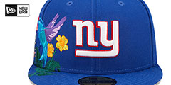 Giants SIDE-BLOOM Royal Fitted Hat by New Era - 3rd View