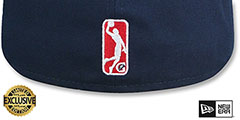 GoGo NBA G-LEAGUE Navy Fitted Hat by New Era - 3rd View