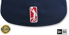 GoGo NBA G-LEAGUE Navy-Red Fitted Hat by New Era - 3rd View