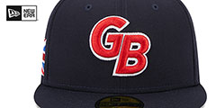 Great Britain 2023 WBC GAME Navy Hat by New Era - 3rd View