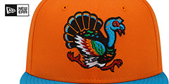 GreenJackets COPA Orange-Blue Fitted Hat by New Era - 3rd View