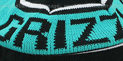 Grizzlies RERUN KNIT BEANIE by Mitchell and Ness - 3rd View