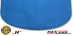 Hatland HYBRID E5-BLANK Solid French Blue Fitted Hat - 3rd View