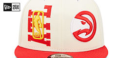 Hawks 2022 NBA DOUBLE WHAMMY DRAFT SNAPBACK Hat by New Era - 3rd View