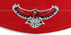 Hawks HERO-HCL Red-Navy Fitted Hat by New Era - 3rd View