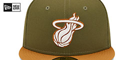 Heat 2T COLOR PACK Olive-Tan Fitted Hat by New Era - 3rd View