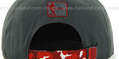 Heat DRYTOP STRAPBACK Grey-Red Hat by Twins 47 Brand - 3rd View