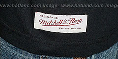 Heat EARTHQUAKE Black T-Shirt by Mitchell & Ness - 3rd View