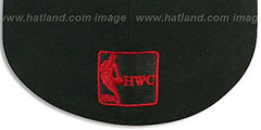 Heat HWC WRAP-IT-UP Black Fitted Hat by New Era - 3rd View