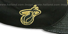 Heat JULIGUNK STRAPBACK Black-Gold Hat by Twins 47 Brand - 3rd View