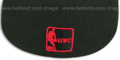 Heat MIGHTY-XL Black-Red Fitted Hat by New Era - 3rd View