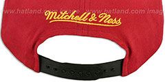 Heat NATIVE-STRIPE SNAPBACK Red Hat by Mitchell and Ness - 3rd View