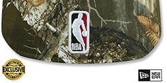 Heat NBA TEAM-BASIC Realtree Camo Fitted Hat by New Era - 3rd View