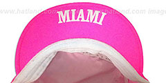 Heat NEON PAINTER Pink Hat by Mitchell and Ness - 3rd View