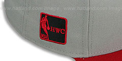 Heat TRACE-POP Grey-Red Fitted Hat by New Era - 3rd View