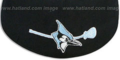 Hopkins SWOOP LACROSSE Black Fitted Hat by Zephyr - 3rd View