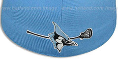 Hopkins SWOOP LACROSSE Sky Fitted Hat by Zephyr - 3rd View