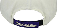 Hornets CREAMTOP STRAPBACK Hat by Mitchell and Ness - 3rd View