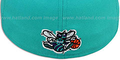 Hornets PROFILIN Teal-Purple Fitted Hat by New Era - 3rd View