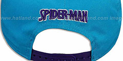 Hornets SIDE-TEAM SPIDERMAN SNAPBACK Hat by New Era - 3rd View