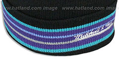 Hornets XL-LOGO BEANIE Black by Mitchell and Ness - 3rd View