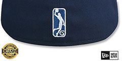 Iowa Wolves NBA G-LEAGUE Navy Fitted Hat by New Era - 3rd View