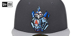 IronBirds MILB MARVEL DEFENDERS SIDE-PATCH Grey-Grey Fitted Hat by New Era - 3rd View