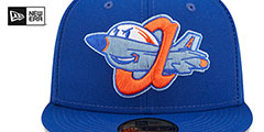 IronBirds MILB ONFIELD ROAD Royal Fitted Hat by New Era - 3rd View