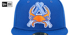 IronBirds THEME NIGHT Royal Fitted Hat by New Era - 3rd View