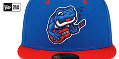 IronPigs COPA Royal-Red Fitted Hat by New Era - 3rd View